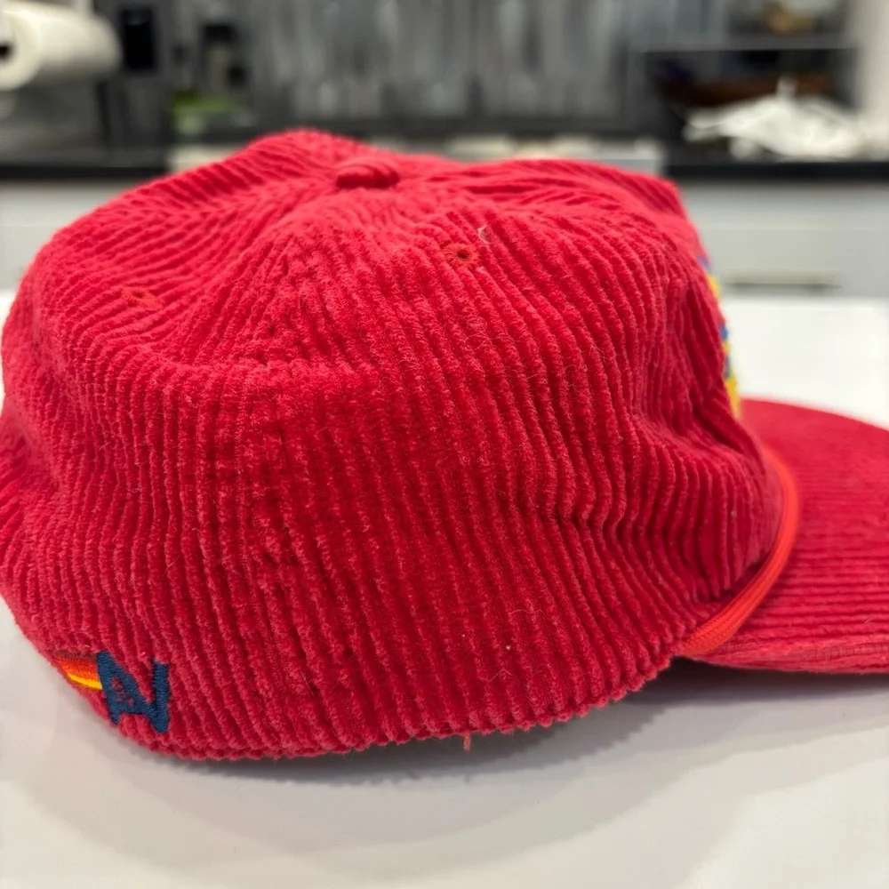 Aviator Nation Red Corduroy Hat - Picture 2 of 3